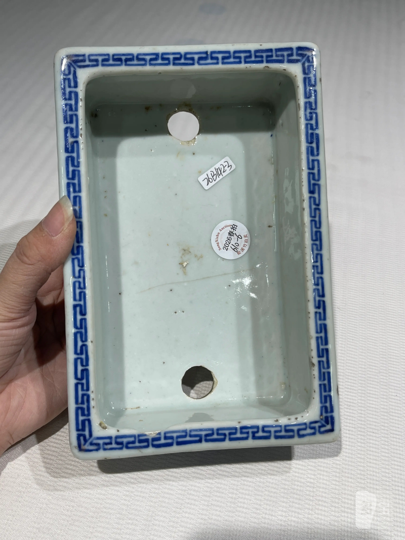清代 青花瓷器一组七件 - 图23